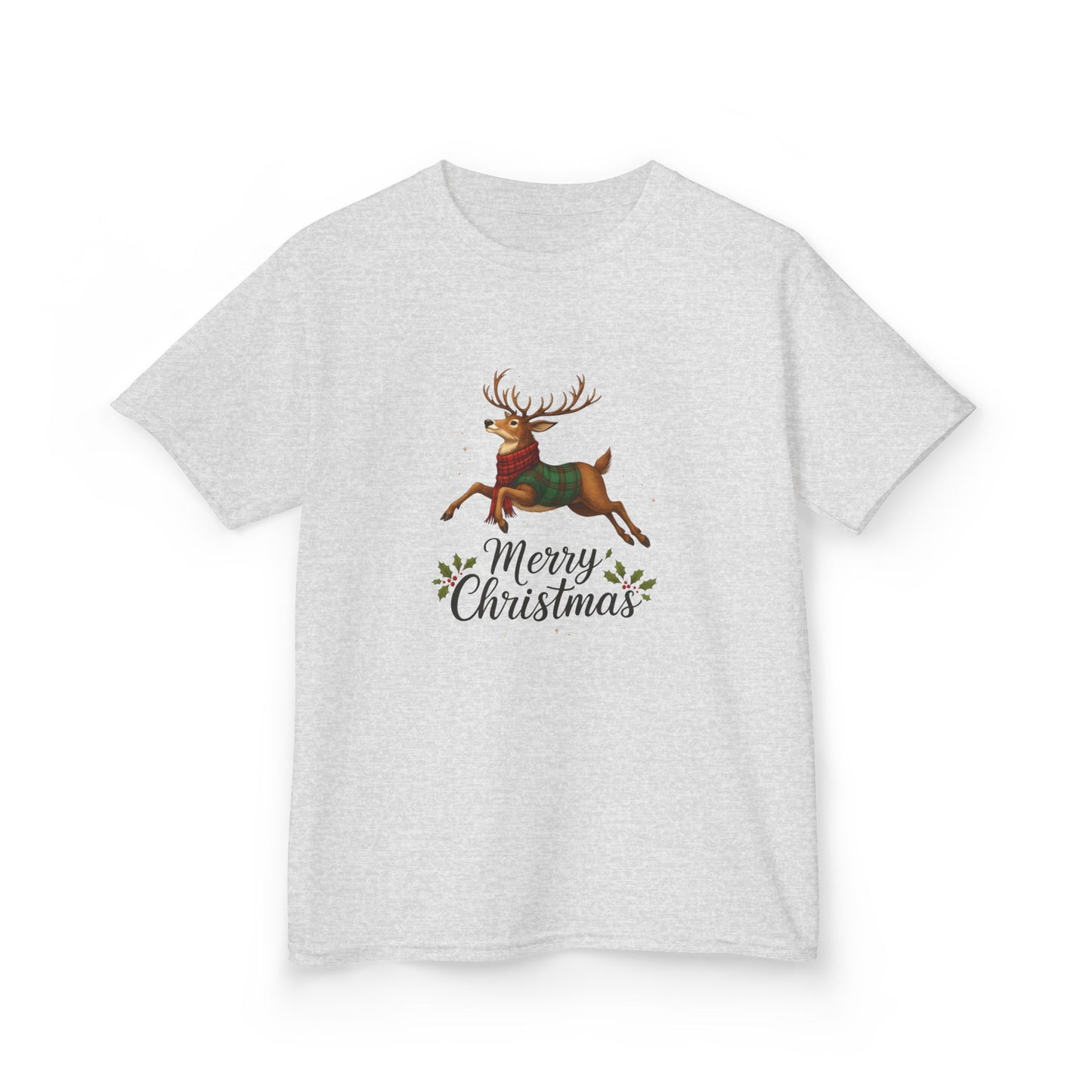Reindeer Merry Christmas Kids Tee - Holiday Fun!
