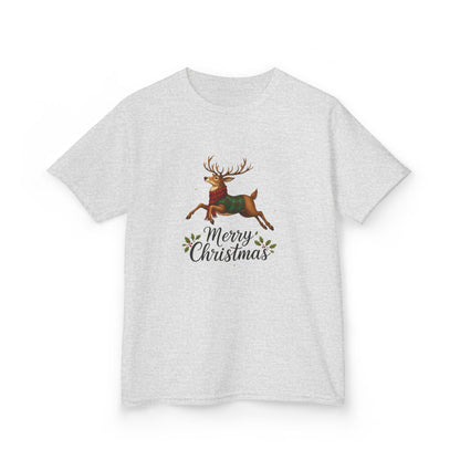 Reindeer Merry Christmas Kids Tee - Holiday Fun!