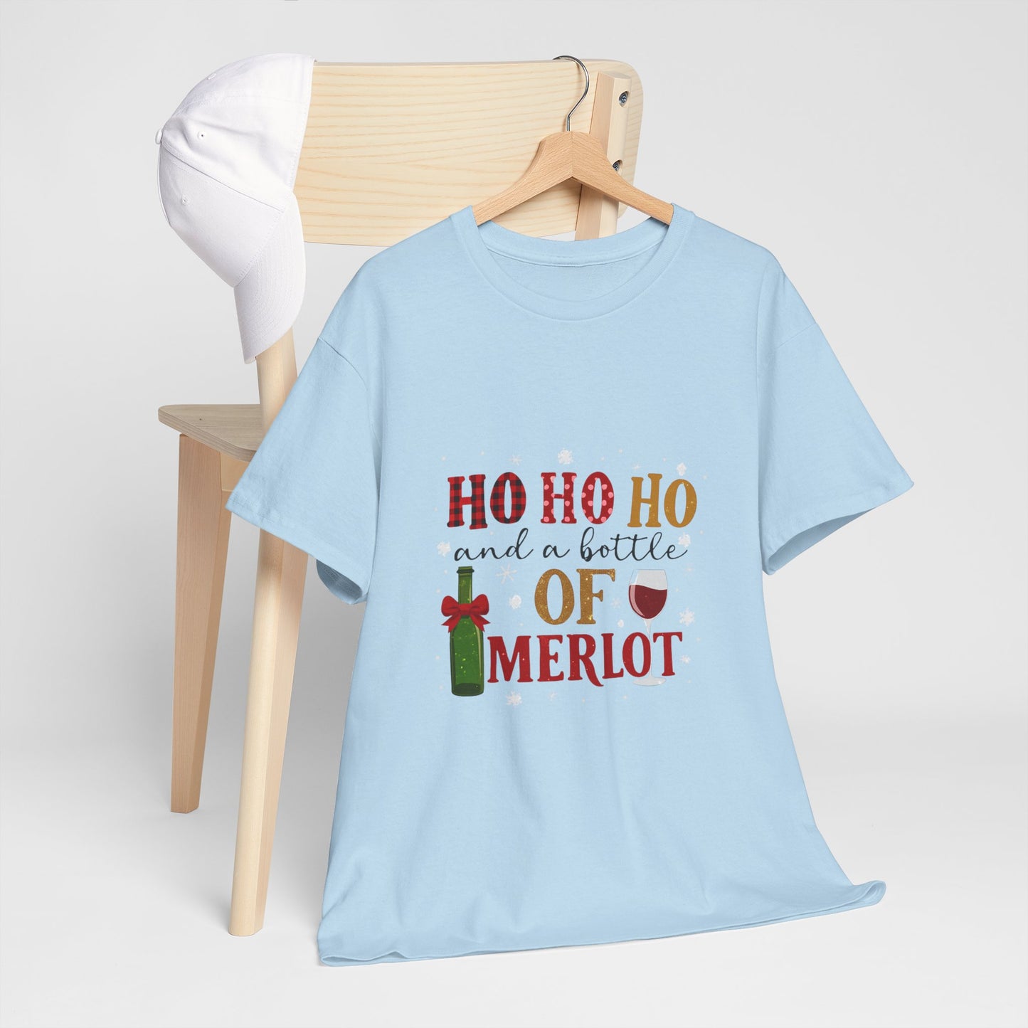Ho Ho Ho Merlot Christmas Tee