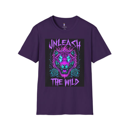 Unleash the Wild Graphic Tee | Cool Graphic Shirt, Unisex T-Shirt, Animal Lover Gift, Nature-Inspired Fashion, Festival Wear