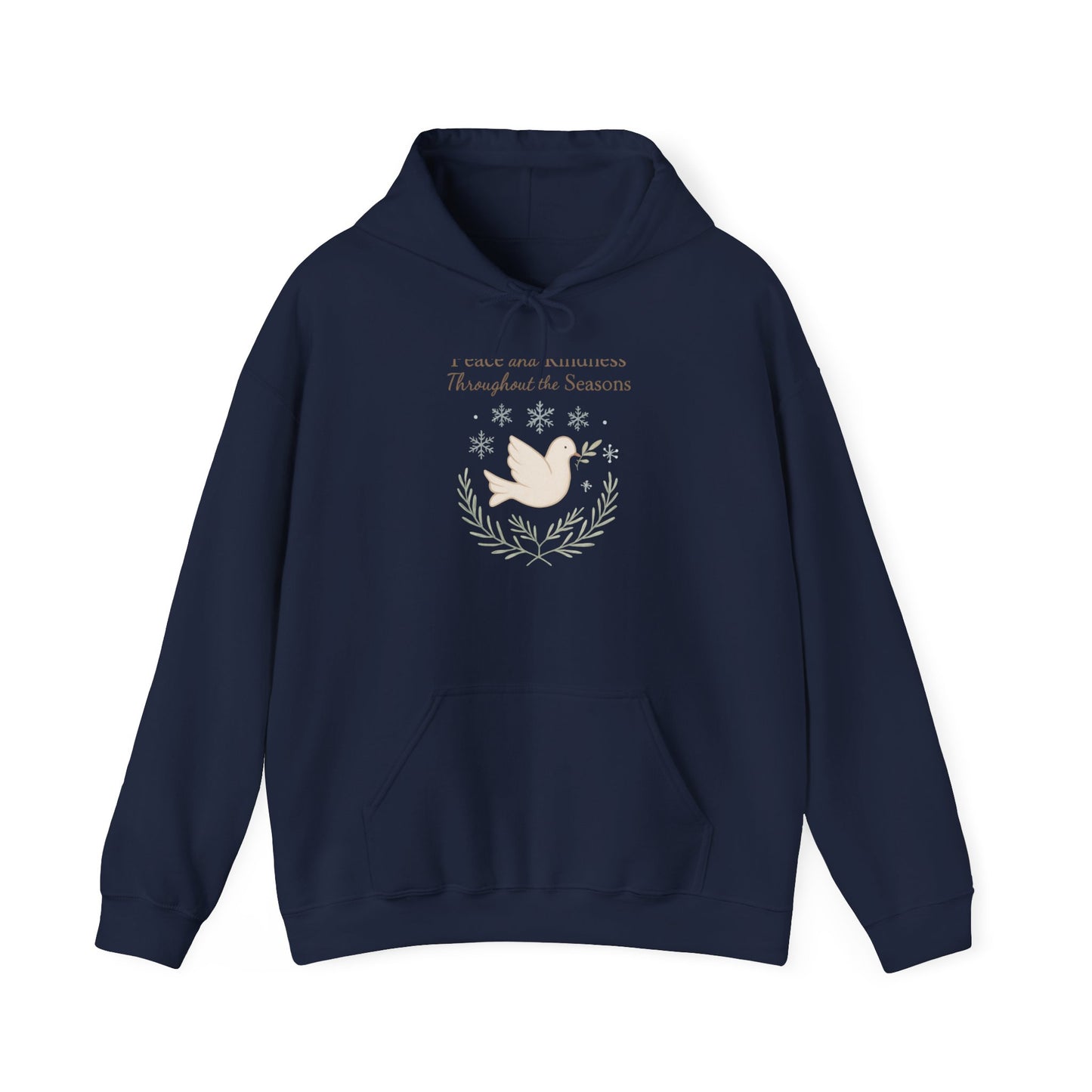 Holiday Peace Dove Hoodie — "I will not mention Thanksgiving Season" Cozy Pullover