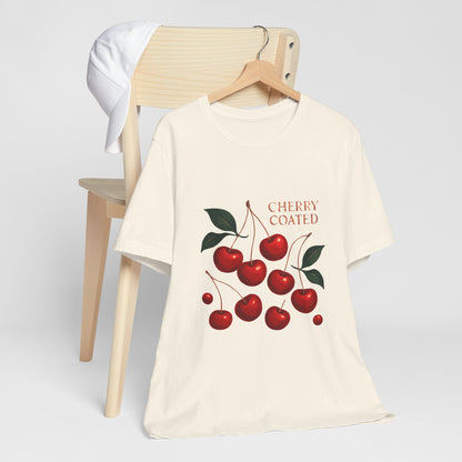 Cherry Coated Tee — Vintage Cherry Graphic T-Shirt