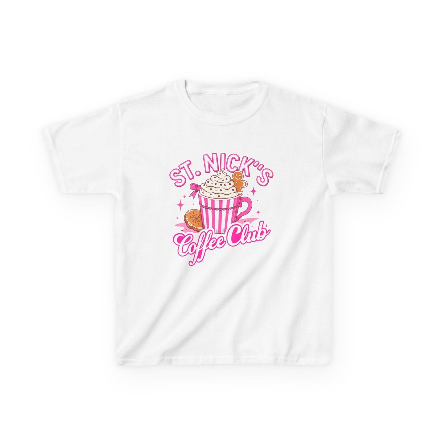 St. Nick's Coffee Club Dinosaur Tee - Holiday Fun!