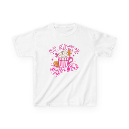 St. Nick's Coffee Club Dinosaur Tee - Holiday Fun!