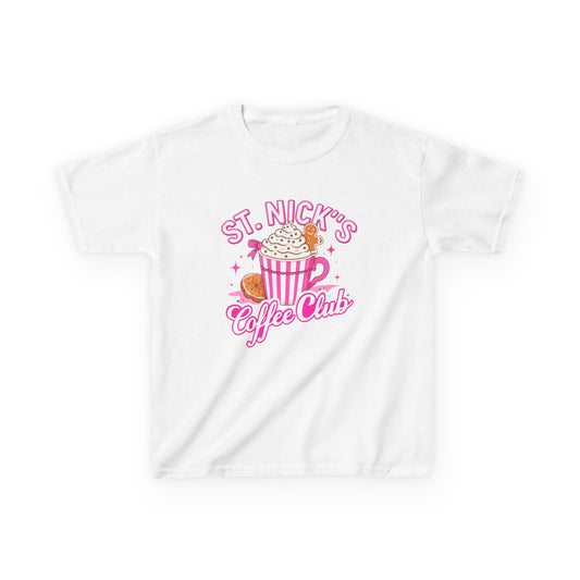 St. Nick's Coffee Club Dinosaur Tee - Holiday Fun!