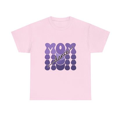 MOM Dance – Purple Letter Stage Spirit Tee