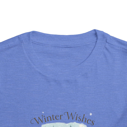 Winter Wishes Cottage Christmas Tee - Toddler Holiday
