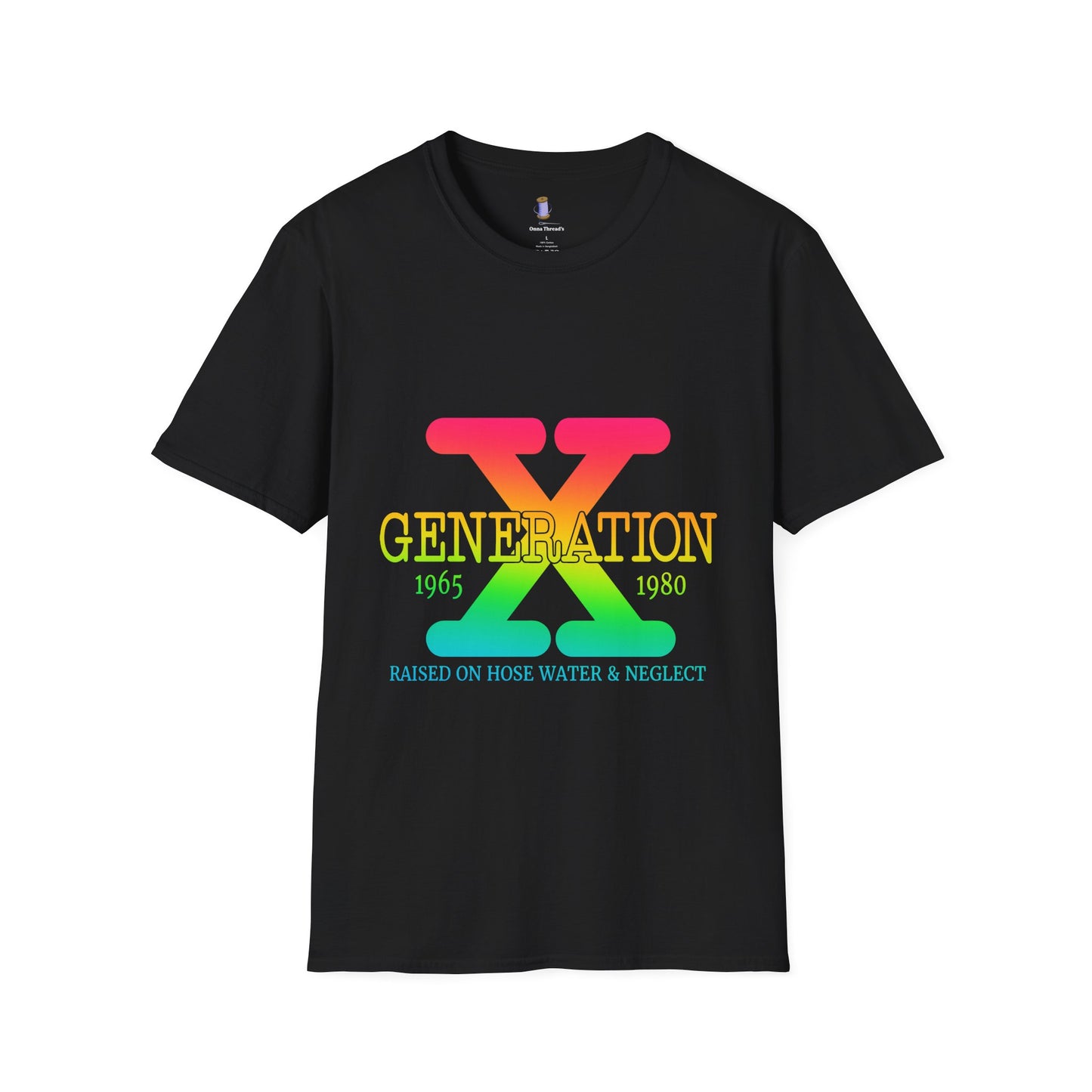 Retro Generation X T-Shirt, Unisex Graphic Tee, Vintage Style Shirt, Casual Wear, Gift for 90s Kids, Nostalgia Apparel