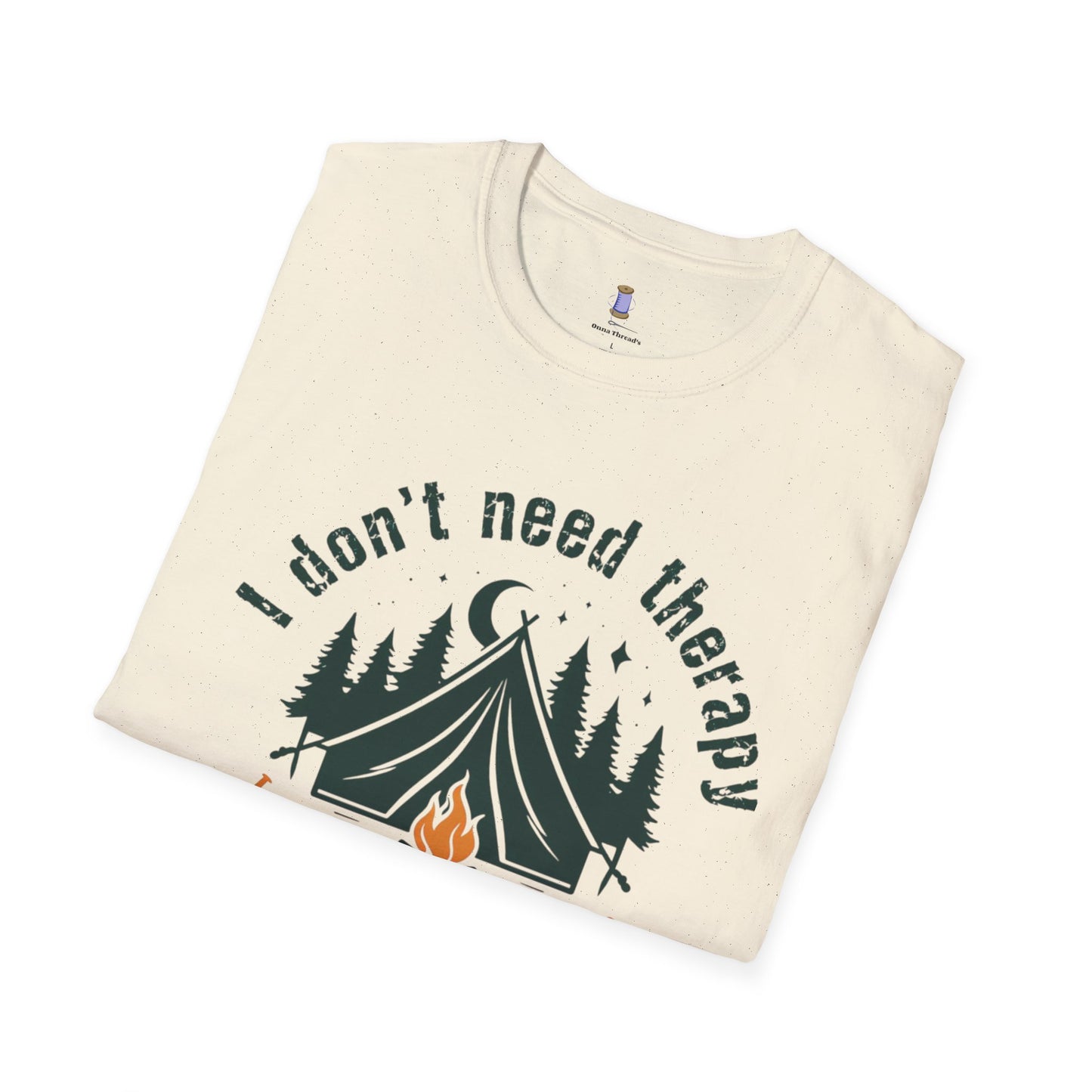 Camping Therapy Unisex T-Shirt | Outdoor Enthusiast Gift | Nature Lover Tee | Adventure Shirt | Camping Apparel