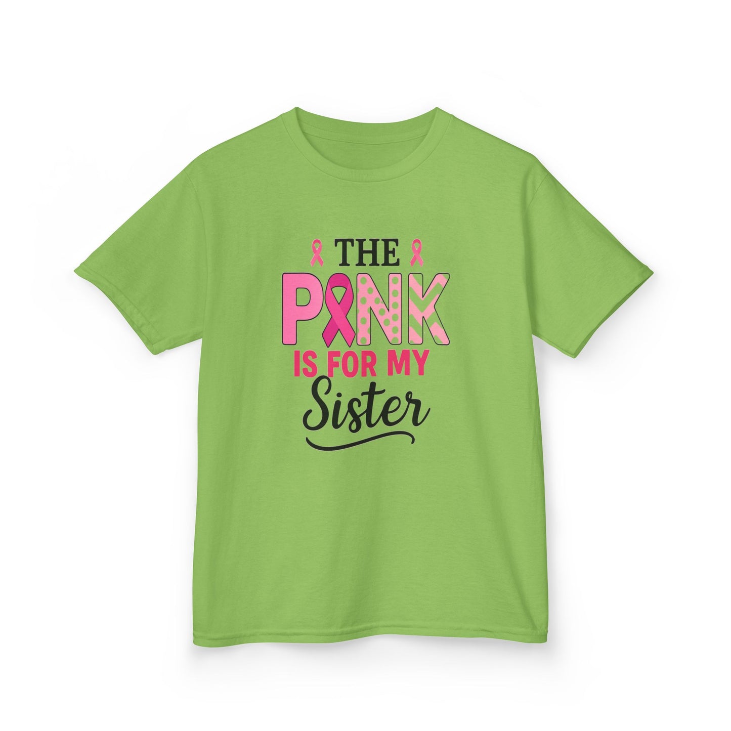 Pink Ribbon Sister Tee: Breast Cancer Awareness Gift