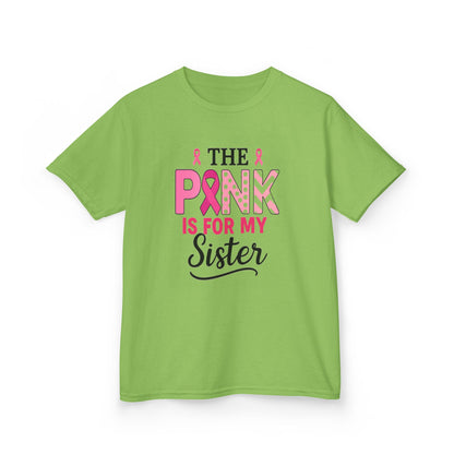 Pink Ribbon Sister Tee: Breast Cancer Awareness Gift