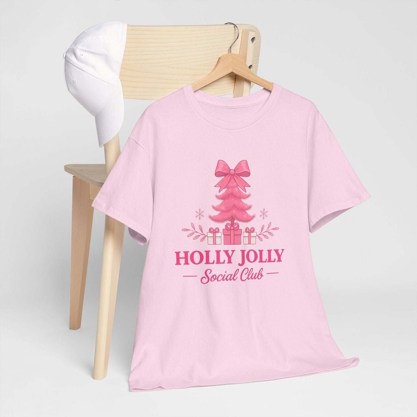 Holly Jolly Pink Tree Tee