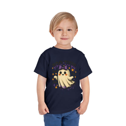 Boo-tiful Ghost Halloween Toddler Tee