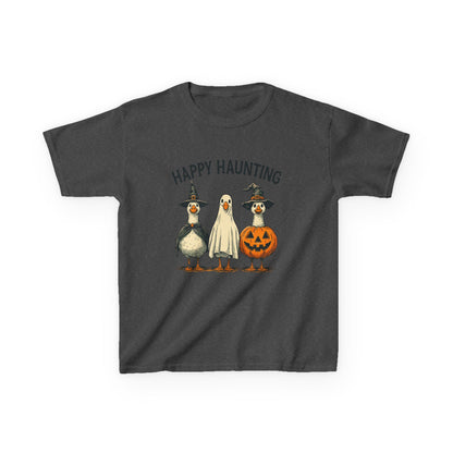 Happy Haunting Goose Halloween Kids Tee