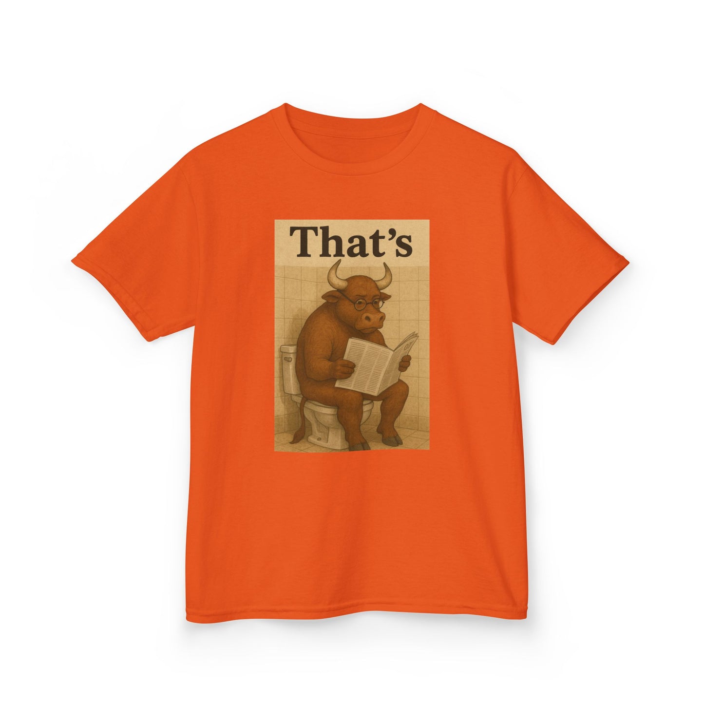 Bull Market Bathroom Break - Funny Kids Tee