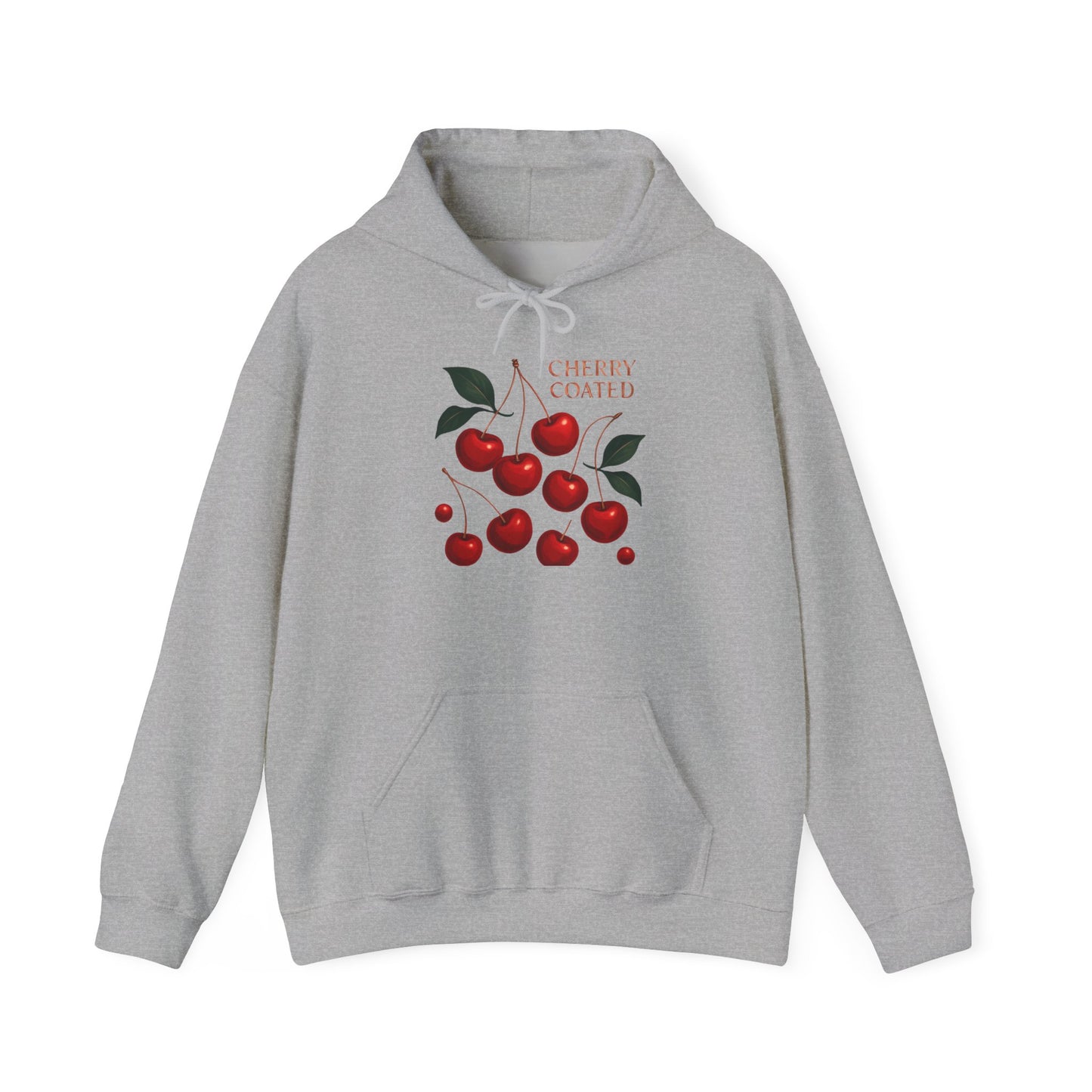 Cherry Cluster Hoodie — "Cherry Coated" Graphic Sweatshirt