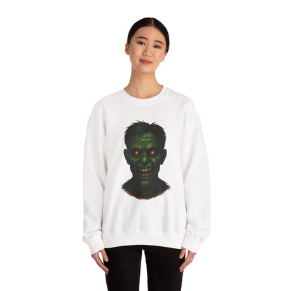 Zombie Clown Raccoon Sweatshirt - Spooky Halloween