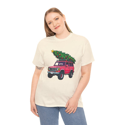 Pink SUV Christmas Tree Tee