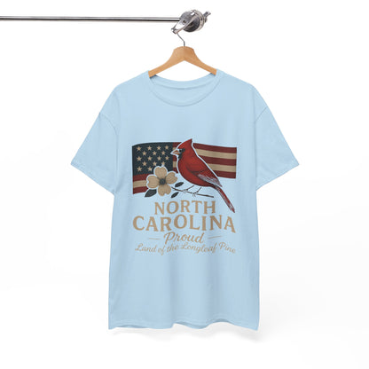 NC Pride: Cardinal, Dogwood & State Flag Tee