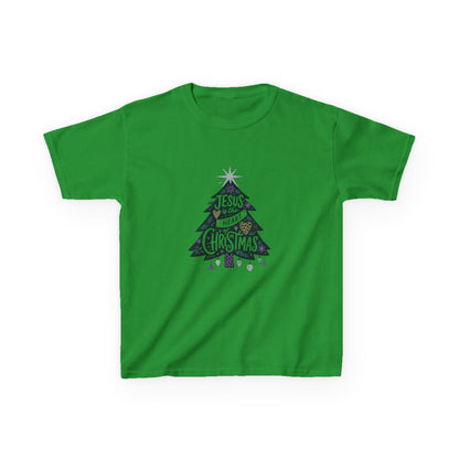 Jesus is the Heart of Christmas Tee - Dinosaur Kids Shirt