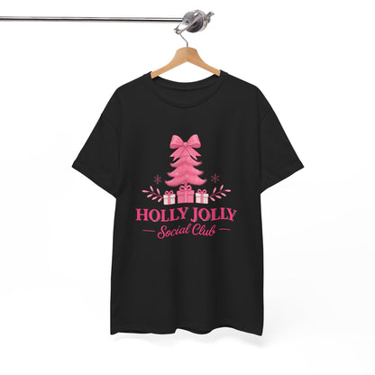 Holly Jolly Pink Tree Tee