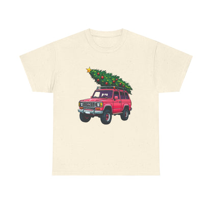 Pink SUV Christmas Tree Tee