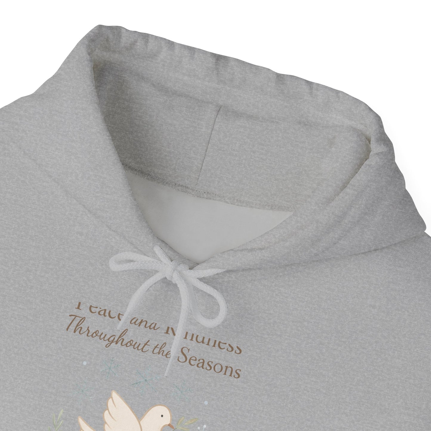 Holiday Peace Dove Hoodie — "I will not mention Thanksgiving Season" Cozy Pullover