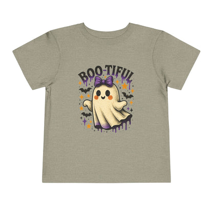 Boo-tiful Ghost Halloween Toddler Tee