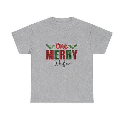 One Merry Wife Christmas Tee