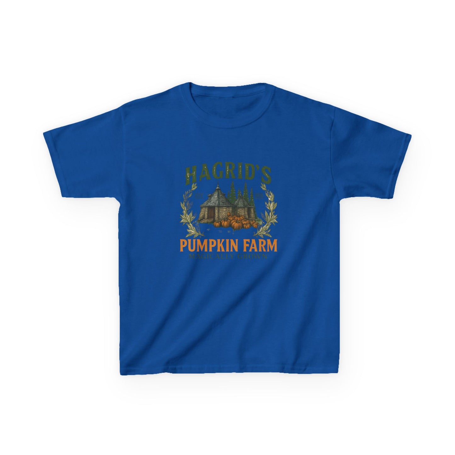 Hagrid's Pumpkin Farm Kids Tee - Christmas Dinosaur