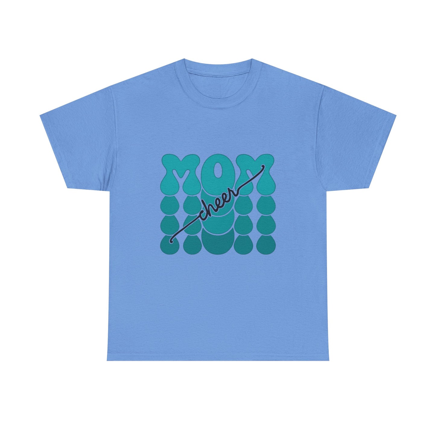 MOM Cheer – Turquoise Spirit Tee