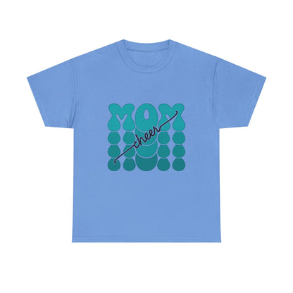 MOM Cheer – Turquoise Spirit Tee