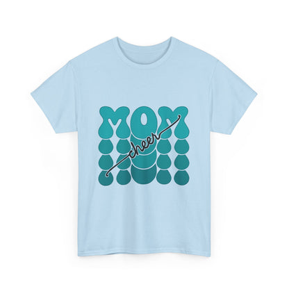MOM Cheer – Turquoise Spirit Tee