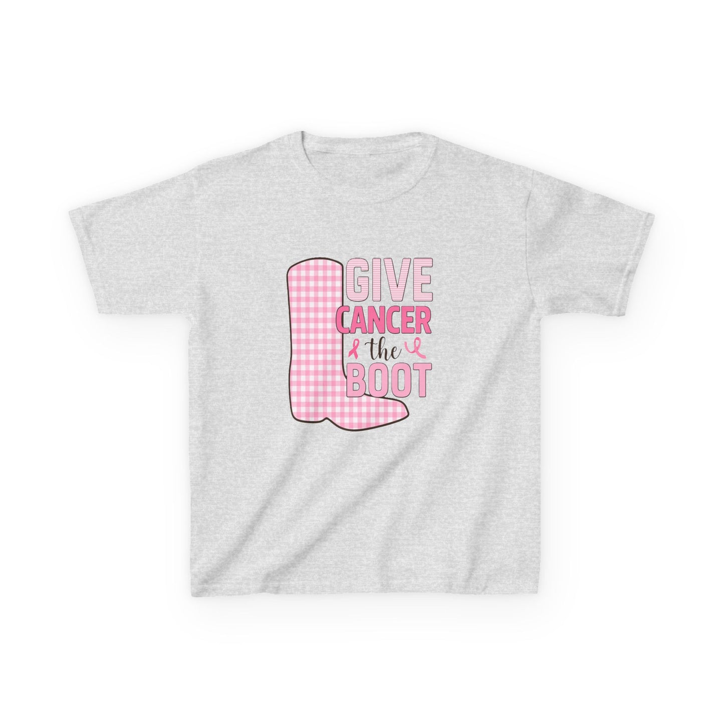 Give Cancer the Boot: Dinosaur Christmas Tee