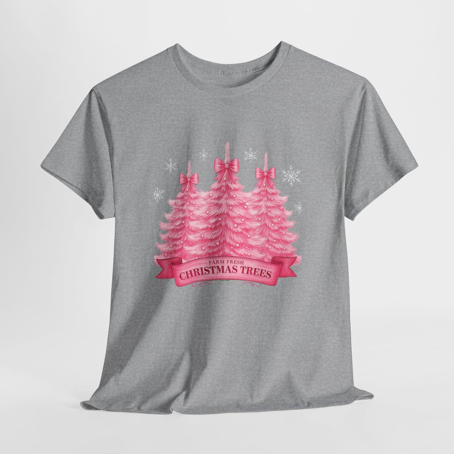 Farm Fresh Pink Christmas Tree Tee