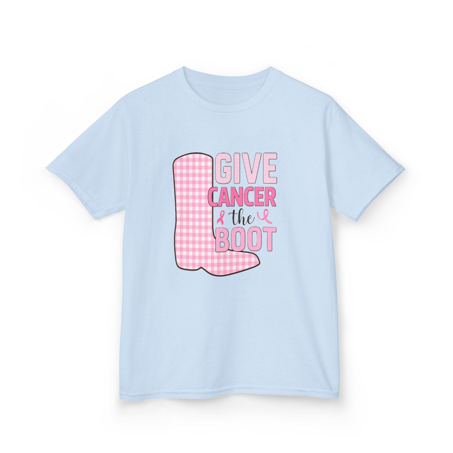 Give Cancer the Boot: Dinosaur Christmas Tee