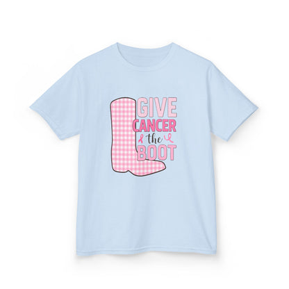 Give Cancer the Boot: Dinosaur Christmas Tee