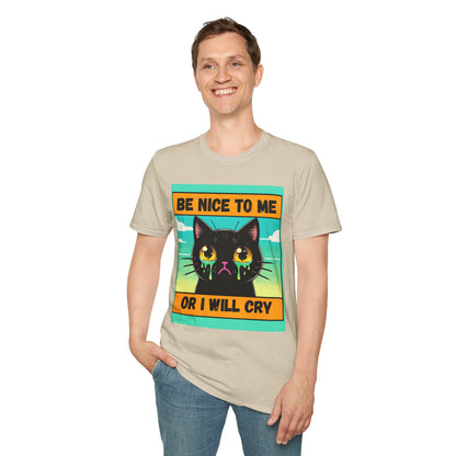 Playful Cat Graphic Tee, Unisex T-Shirt, Gift for Cat Lovers, Cute Animal Apparel, Funny Pet Quote Shirt