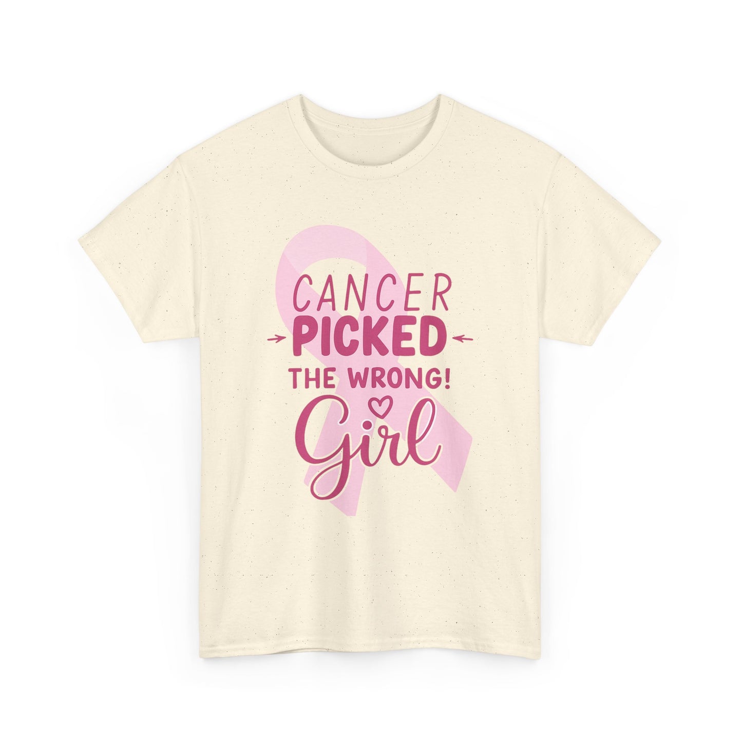 Cancer: The Wrong Picked Girl - Pink Ribbon Tee