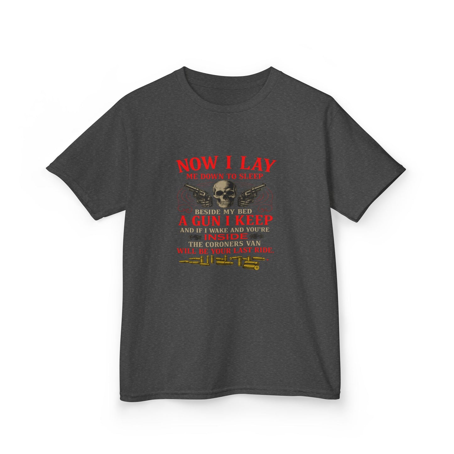 Now I Lay Me Down to Sleep - Dinosaur Skull Tee