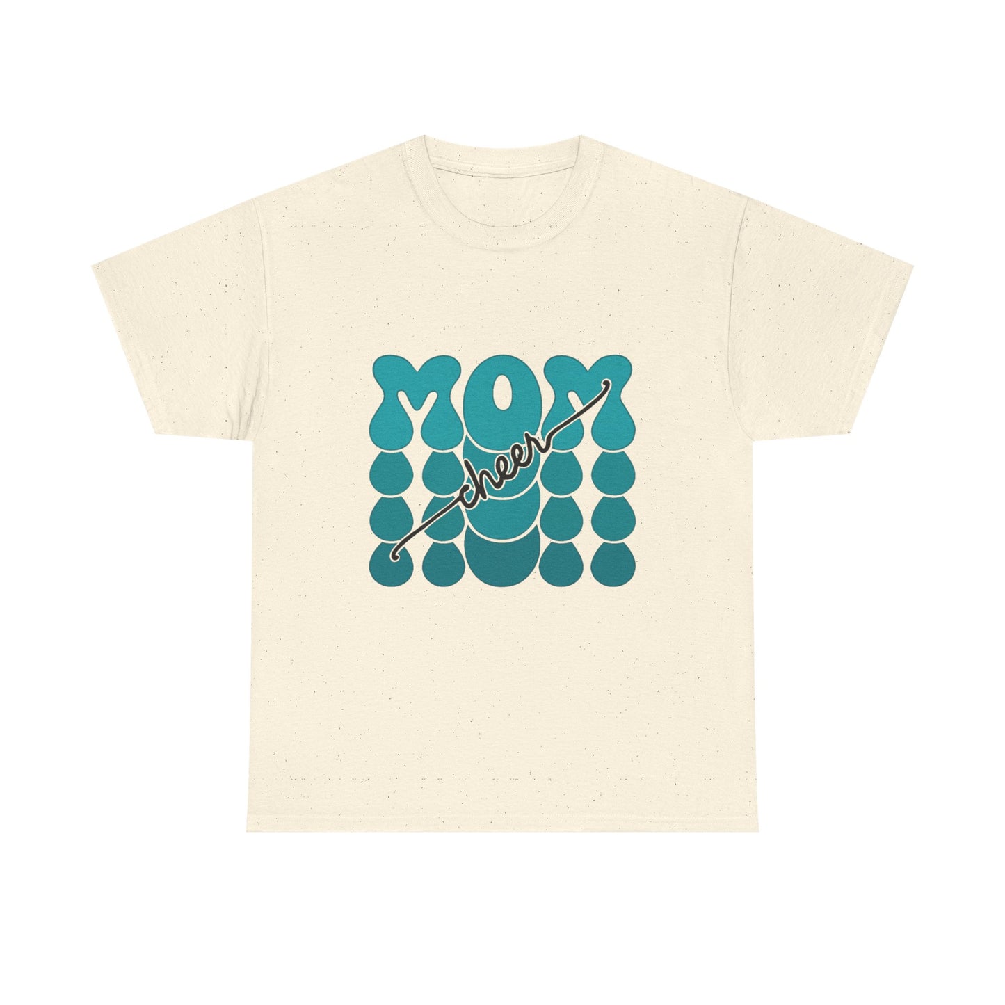 MOM Cheer – Turquoise Spirit Tee