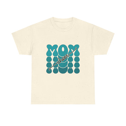 MOM Cheer – Turquoise Spirit Tee