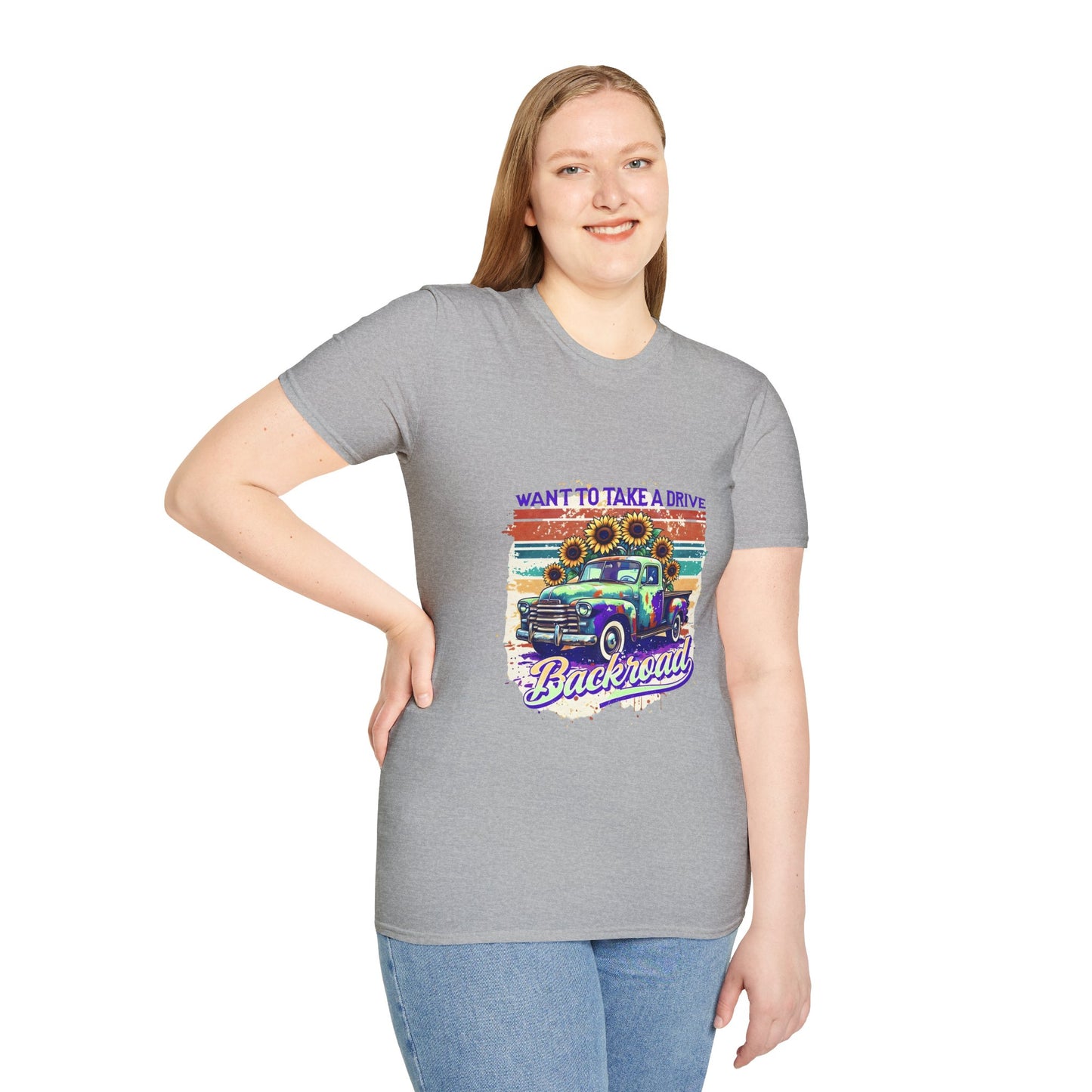 Retro Drive Unisex T-Shirt, Casual Tee, Vintage Car Shirt, Gift for Road Trip Lovers, Summer Style, Outdoor Adventure Apparel