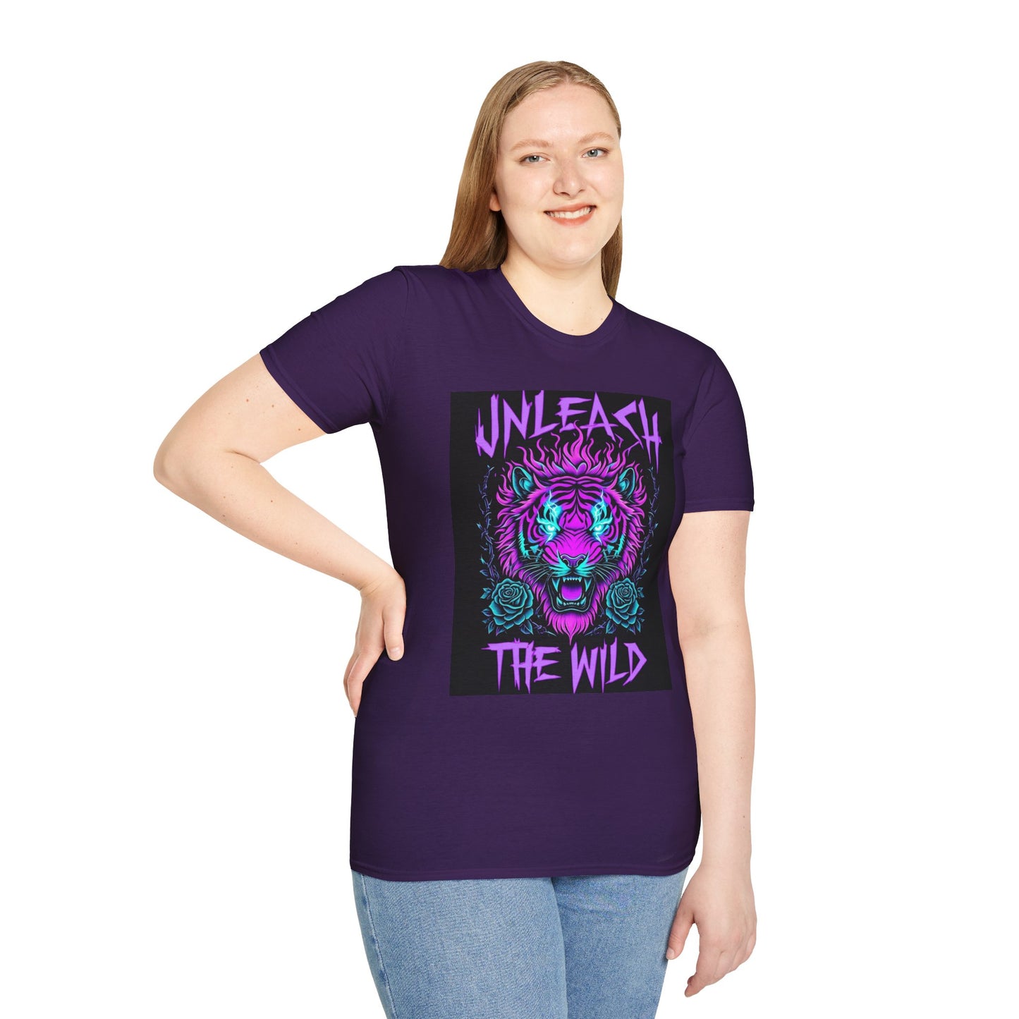 Unleash the Wild Graphic Tee | Cool Graphic Shirt, Unisex T-Shirt, Animal Lover Gift, Nature-Inspired Fashion, Festival Wear