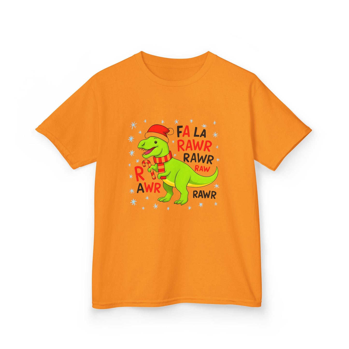 Holiday Dinosaur Kids Tee, Christmas Shirt, Fun Dinosaur T-Shirt, Kids Party Outfit, Cute Graphic Tee, Gift for Kids