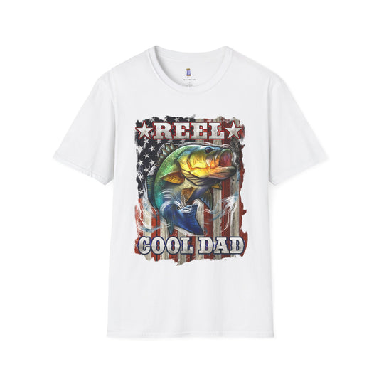Cool Dad Fishing T-Shirt | Unisex Softstyle Shirt for Fathers Day, Birthday Gift, Outdoor Adventure, Fishing Enthusiasts, Casual Wear