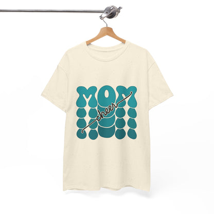 MOM Cheer – Turquoise Spirit Tee