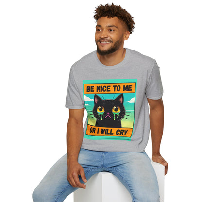 Playful Cat Graphic Tee, Unisex T-Shirt, Gift for Cat Lovers, Cute Animal Apparel, Funny Pet Quote Shirt