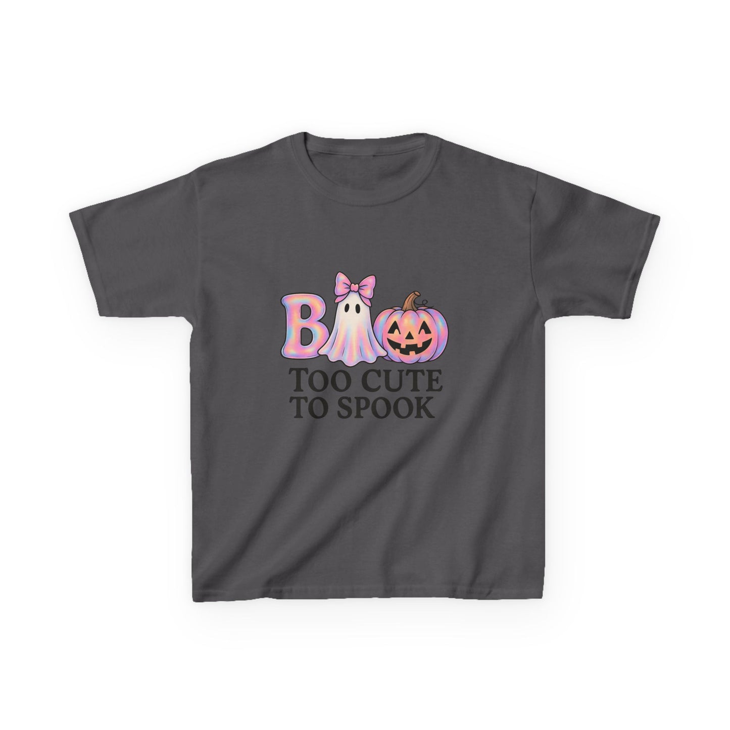 Boo! Too Cute to Spook Halloween Tee for Kids