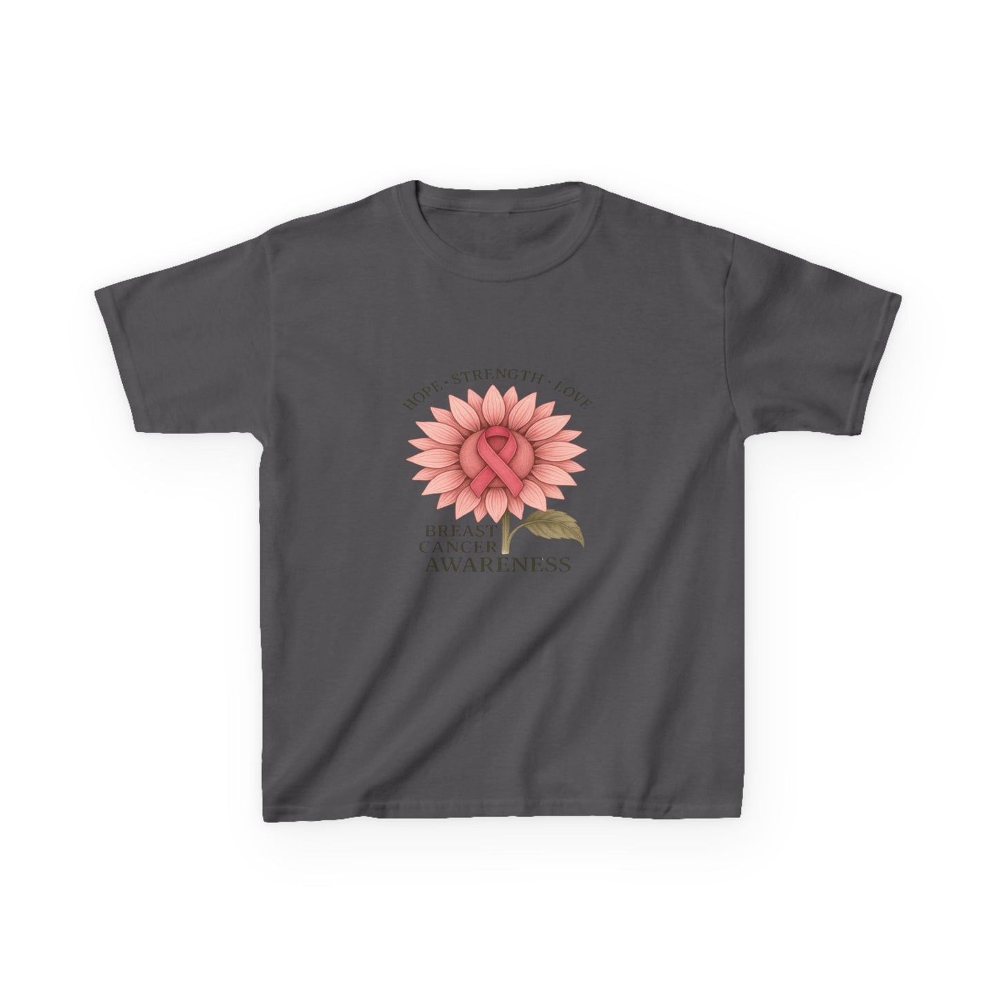 Breast Cancer Awareness Dino Tee - Hope, Strength, Love